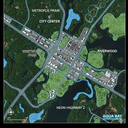 Satellite map preview